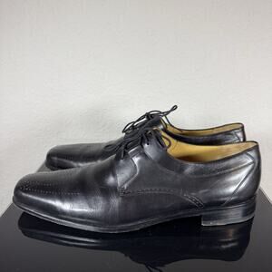 MEZLAN MENS BLACK LEATHER DRESS OXFORD SHOES SIZE 15 M